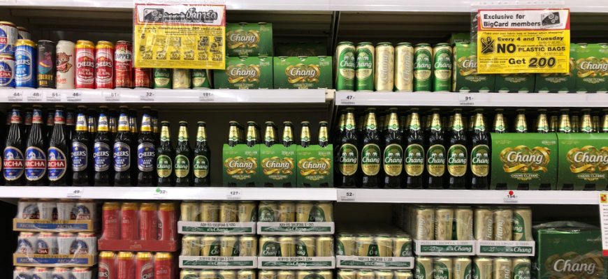 Тайское пиво - популярные сорта и средние цены